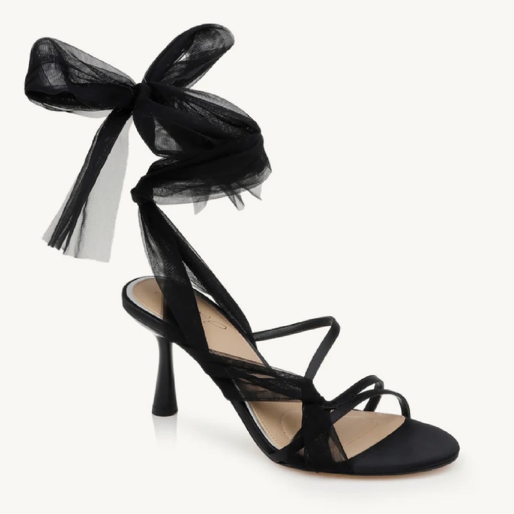 Jewel Badgley Mischka Collection - Norris Ankle Wrap Sandals
